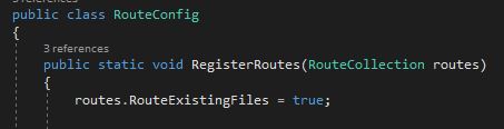 Evaluate routes before static files