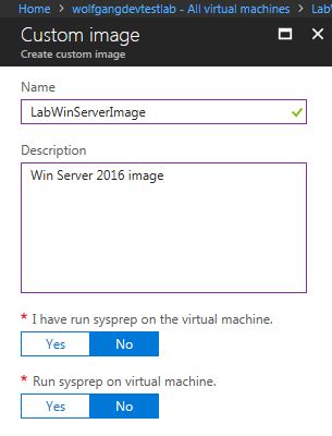 Create a custom image