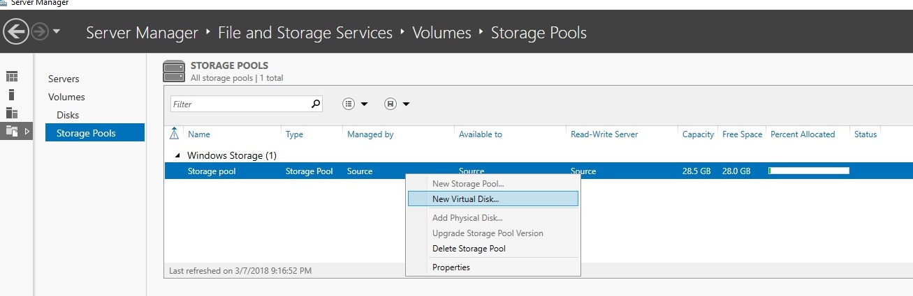 Create a new virtual disk
