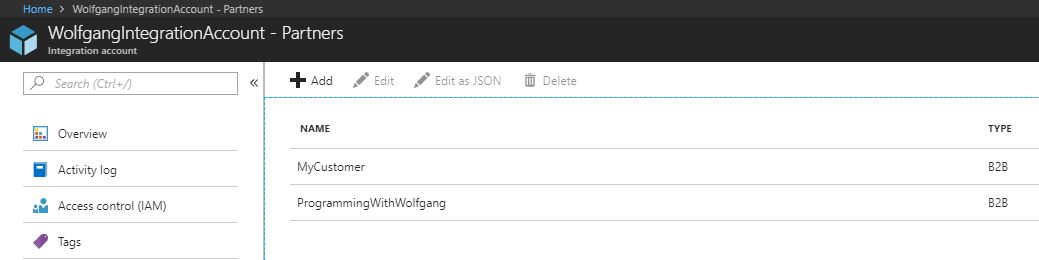 Both partners are listed