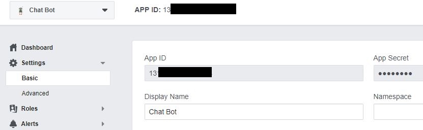 Facebook App ID and Secret