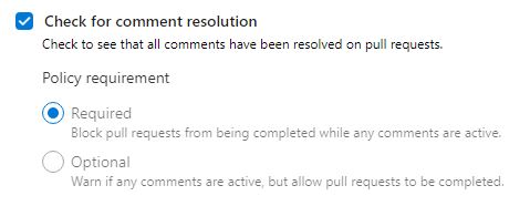 Check for comment resolution