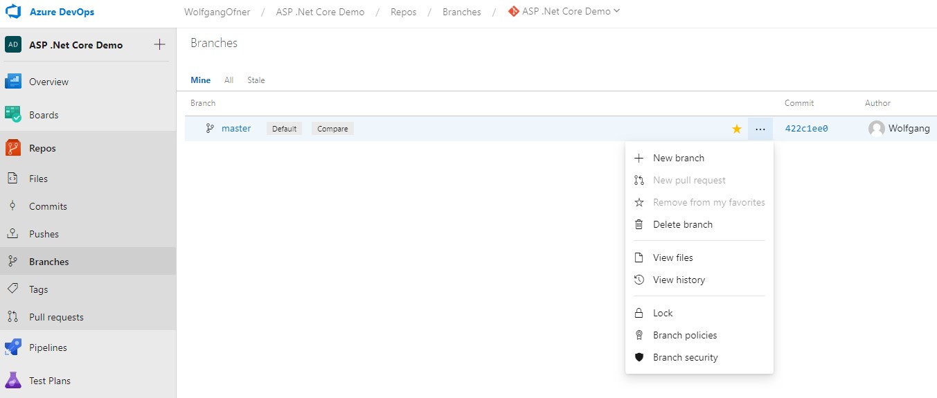 Open branch policies