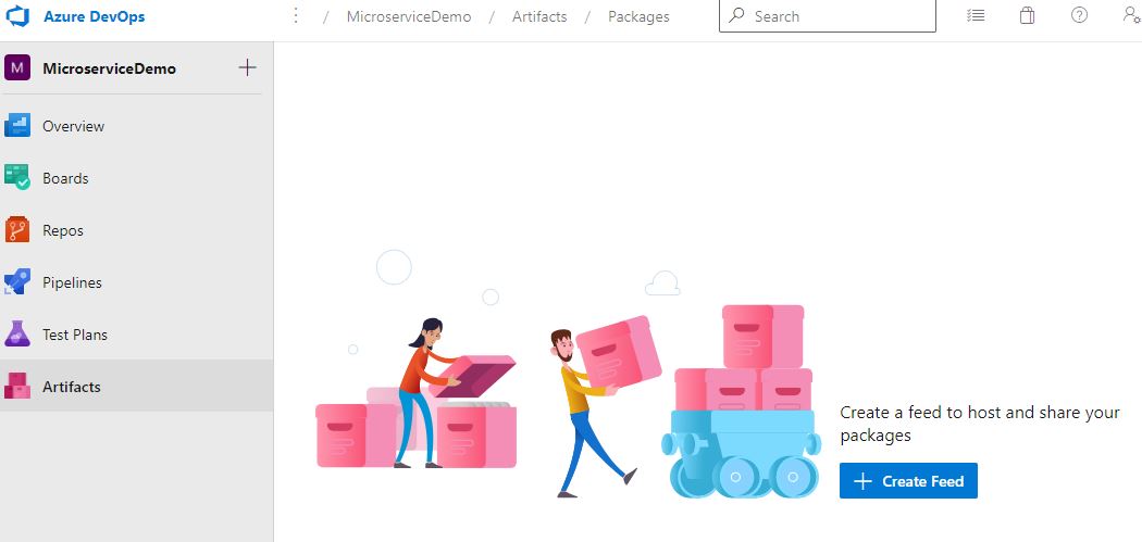 Create a new NuGet feed