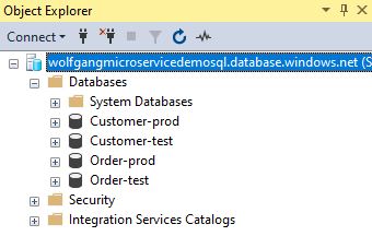 All databases got deployed
