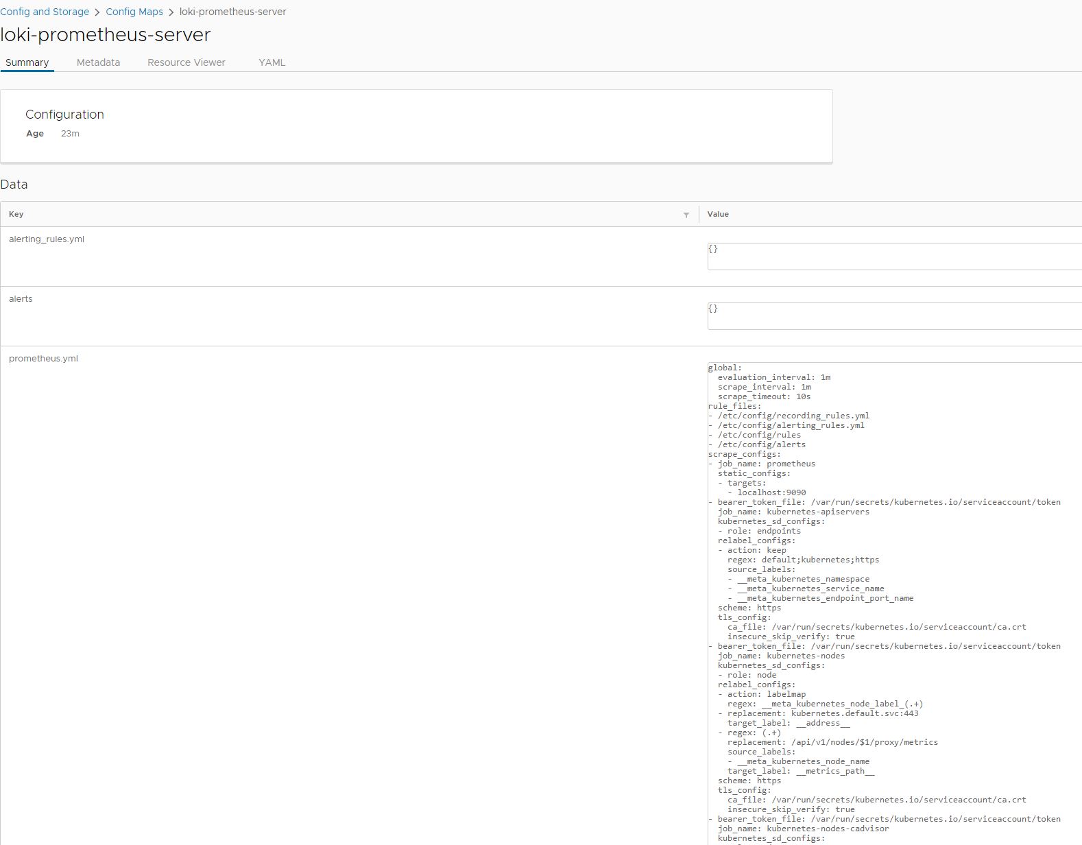 Edit the Prometheus Configuration