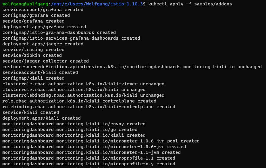 Install Istio Addons