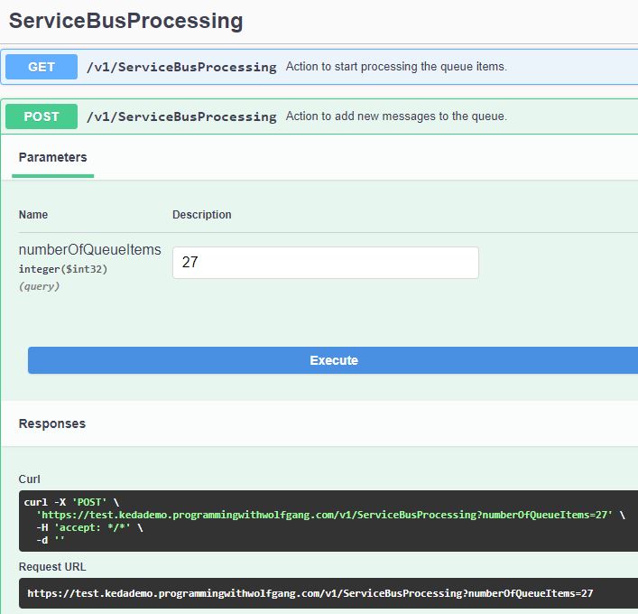 Write Messages into the Qeueue